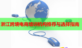 浙江跨境電商培訓機構推薦與選擇指南